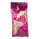 تیغ 2 لبه رابر گریپ زنانه ( پک 5 عدی) سیلور