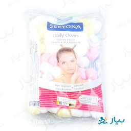 پنبه توپی رنگی 100 عددی سپتونا