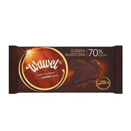 شکلات تلخ 70 درصد 100 گرمی واول