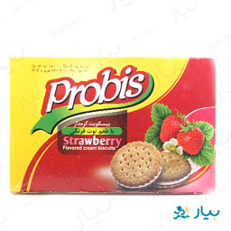 بیسکویت کرمدار توت فرنگی 320 گرمی گرجی