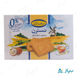 بیسکویت نارگیل بدون شکر نسترن 350 گرمی گرجی