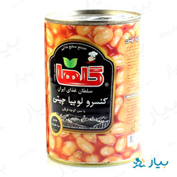 کنسرو لوبیا چیتی 420گرمی گلها
