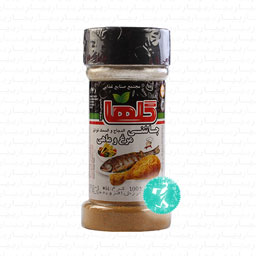 چاشنی مرغ و ماهی 100 گرمی گلها