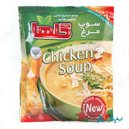 سوپ مرغ نیمه آماده 70گرمی گلها
