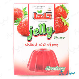 پودرژله توت فرنگی 100گرمی گلها