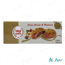 بیسکویت مینی پذیرایی با مغز کرم کاکائویی و فندقی 125 گرمی ویتانا