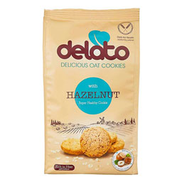 کوکی جو دو سر فندقی 150 گرمی دلاتو