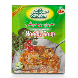 سوپ ورمیشل نیمه آماده خشک 70 گرمی سبزان