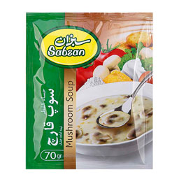 سوپ قارچ 70 گرمی سبزان