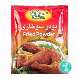 پودر سوخاری 90 گرمی سبزان
