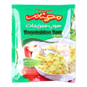 سوپ سبزیجات 75 گرمی مهنام