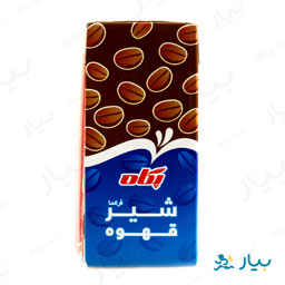 شیرقهوه استریل پاکتی 200 میلی لیتری پگاه