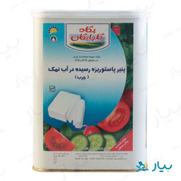 پنیر پاستوریزه رسیده در آب نمک 1600 گرمی پگاه گلپایگان