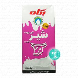 شیر کم چرب پاکتی پگاه 1لیتری