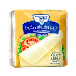 پنیر پروسس ورقه ای با طعم گودا 180 گرمی پگاه