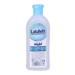 ژل ضدعفونی‌کننده دست 170 گرمی لطیفه