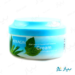 کرم نرم و مرطوب کننده گیاهی آلوئه ورا + اسانس نعنا 200 گرمی عطرآگین