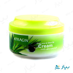 کرم نرم و مرطوب کننده آلوئه ورا و زیتون 200 گرمی عطر آگین