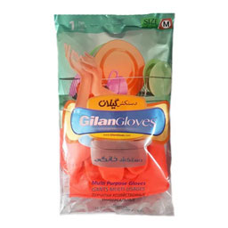 دستکش خانگی کوتاه لبه‌دار متوسط گیلان