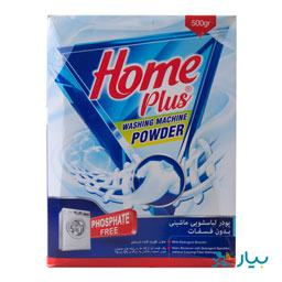 پودر دستی بدون فسفات 500 گرمی هوم پلاس