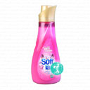مایع نرم کننده حوله و لباس صورتی حاوی اسانس کپسوله 1 لیتری سافتلن
