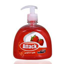 مایع دستشویی توت فرنگی 500 میلی لیتری اتک