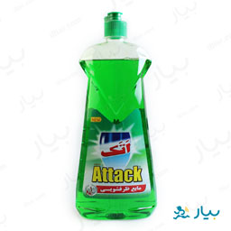 مایع ظرفشویی 1 لیتری سبز اتک