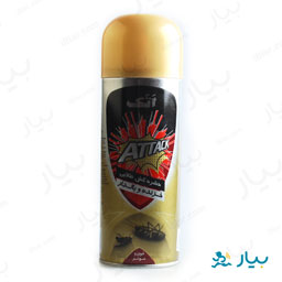 اسپری طلایی دومنظوره خزنده و بالدار 400 میلی لیتری اتک