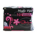 نوار بهداشتی مجیک فیلتر نازک سایز بلند 10 عددی گل پر