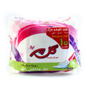 نوار بهداشتی بالدار رویه مشبک متوسط 10 عددی گل پر