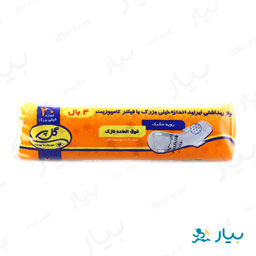 نوار بهداشتی سایز خیلی بزرگ با کامپوزیت 20 عددی گل پر