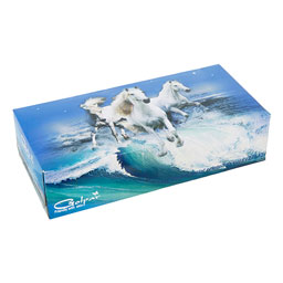 دستمال 200 برگ گلدار ویژه گل پر