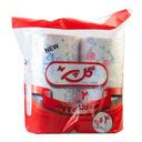 دستمال حوله دوقلو چهارلایه گلدار 540 گرمی گل پر