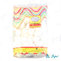 پنبه توپک سفید هیدروفیل 100 گرمی گل پر