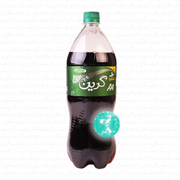 نوشابه گازدار کم کالری با طعم کولا (حاوی شیرین کننده استویا) 1/5 لیتری گرین