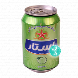نوشیدنی مالت قوطی با طعم سیب بدون الکل 330میلی لیتری استار