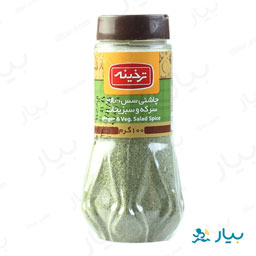 چاشنی سالاد سرکه و سبزیجات 100گرمی ترخینه