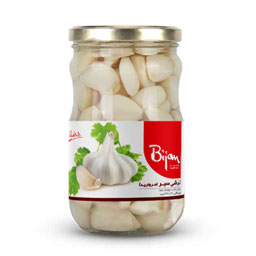 ترشی شیشه سیرصدفی 680 گرمی بیژن