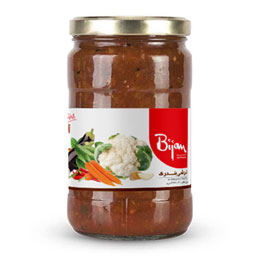 ترشی شیشه بندری 670 گرمی بیژن