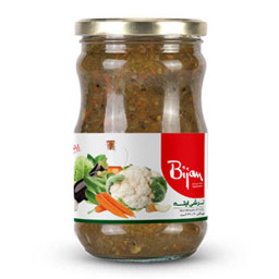 ترشی شیشه لیته 670 گرمی بیژن