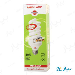لامپ کم مصرف تمام پیچ مهتابی 32 وات پارس شهاب