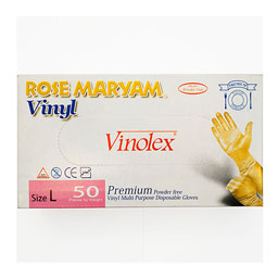 دستکش سایز مدیوم 50 عددی وینولکس