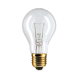 لامپ رشته ای شفاف معمولی 100 وات افروغ