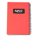 دفتر یادداشت یک خط متالیک 100 برگ پاپکو