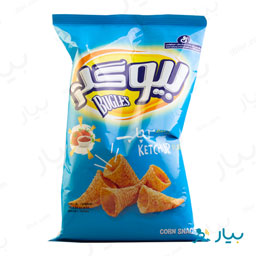 فراورده حجیم شده با طعم گوجه تند خانواده 90 گرمی بیوگلز