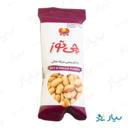 بادام زمینی سرکه نمکی 50 گرمی چی توز