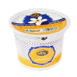 بستنی لیوانی وانیلی 70 گرمی پاک