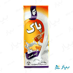 شیر عسل استریلیزه 200 میلی لیتری پاک