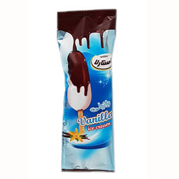 بستنی وانیلی روکش شکلات پاک 45 گرمی
