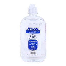 محلول ضدعفونی کننده دست مقدار 500 میلی لیتری افروز